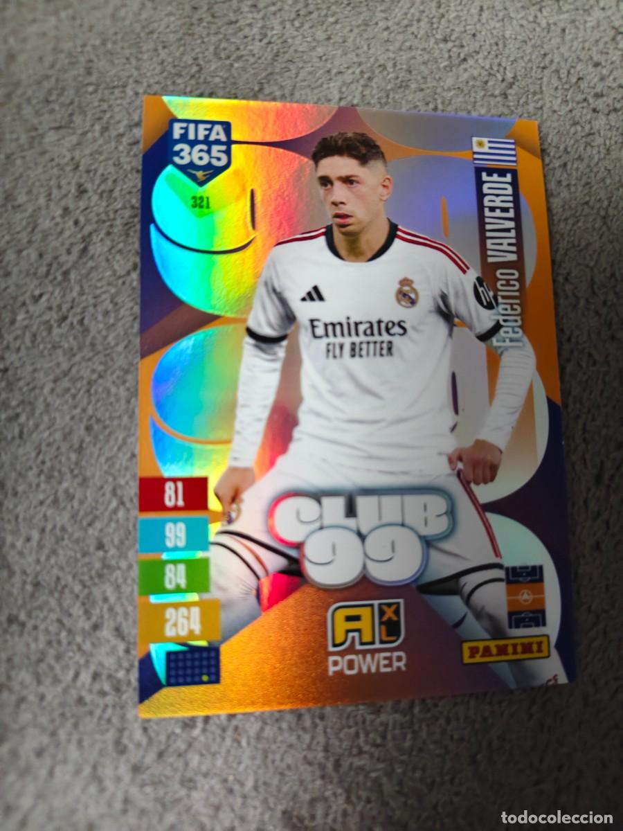 Cromos de f&uacute;tbol: 321 365 ADRENALYN 26 27 FEDERICO VALVERDE REAL MADRID CF CLUB 99 POWER 2026 2027 FIFA PANINI AAV