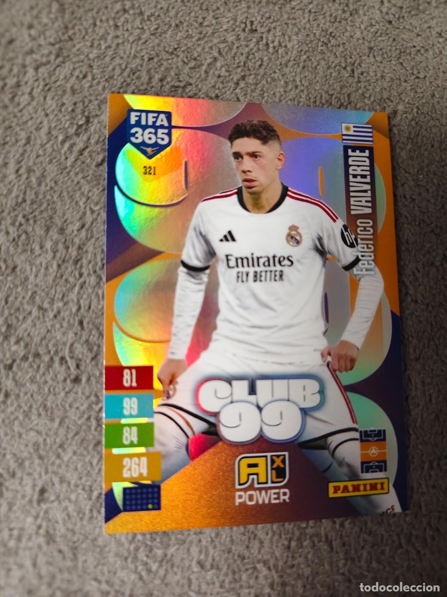 Cromos de f&uacute;tbol: 321 365 ADRENALYN 26 27 FEDERICO VALVERDE REAL MADRID CF CLUB 99 POWER 2026 2027 FIFA PANINI AAV