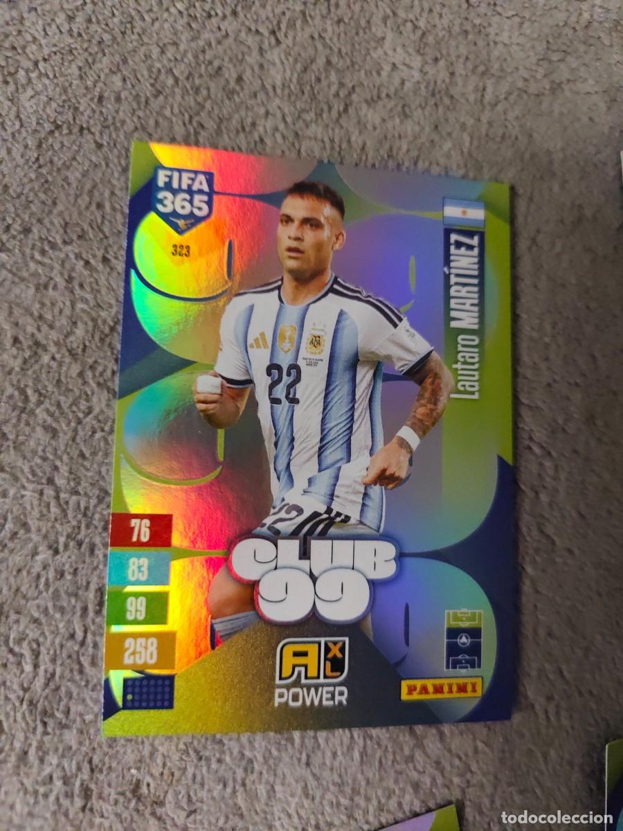 Cromos de f&uacute;tbol: 323 365 ADRENALYN 26 27 LAUTARO MART&Iacute;NEZ ARGENTINA CLUB 99 POWER 2026 2027 FIFA PANINI AAV