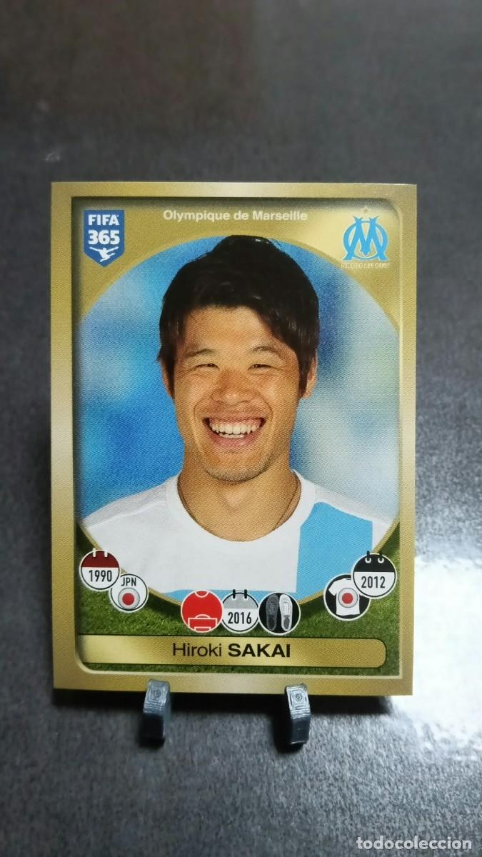 Cromos de f&uacute;tbol: Sakai 155 Olimpique de Marsella 2016 2017 Fifa 365 Sin Pegar