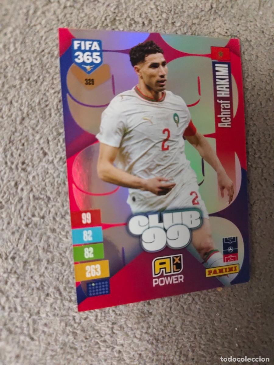 Cromos de f&uacute;tbol: 329 365 ADRENALYN 26 27 ACHRAF HAKIMI MARRUECOS CLUB 99 POWER 2026 2027 FIFA PANINI AAV