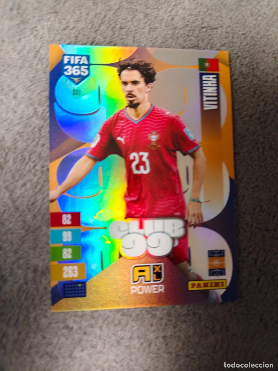 Cromos de f&uacute;tbol: 331 365 ADRENALYN 26 27 VITINHA PORTUGAL CLUB 99 POWER 2026 2027 FIFA PANINI AAV