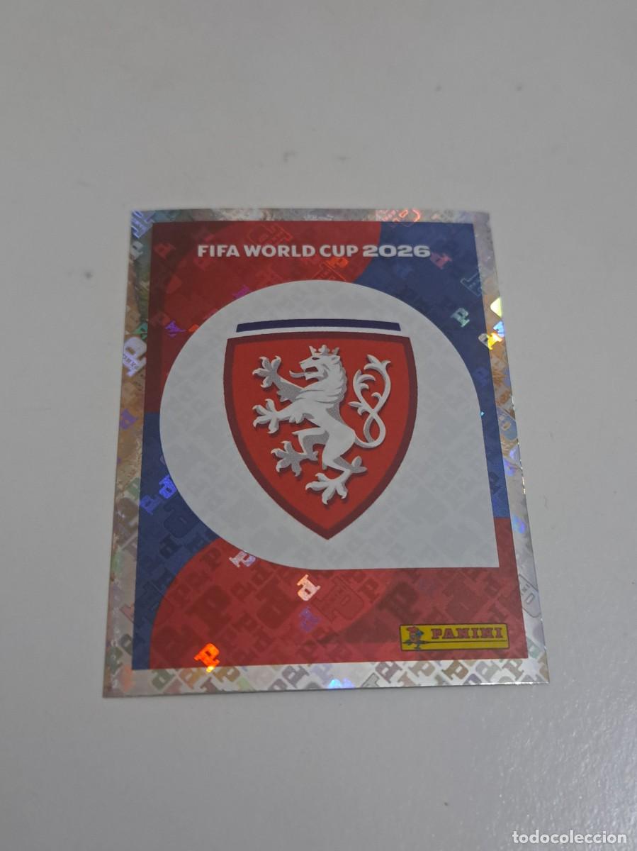 Cromos de f&uacute;tbol: CROMO MUNDIAL 2026 CZE 1 ESCUDO REPUBLICA CHECA WORLD CUP 2026 PANINI