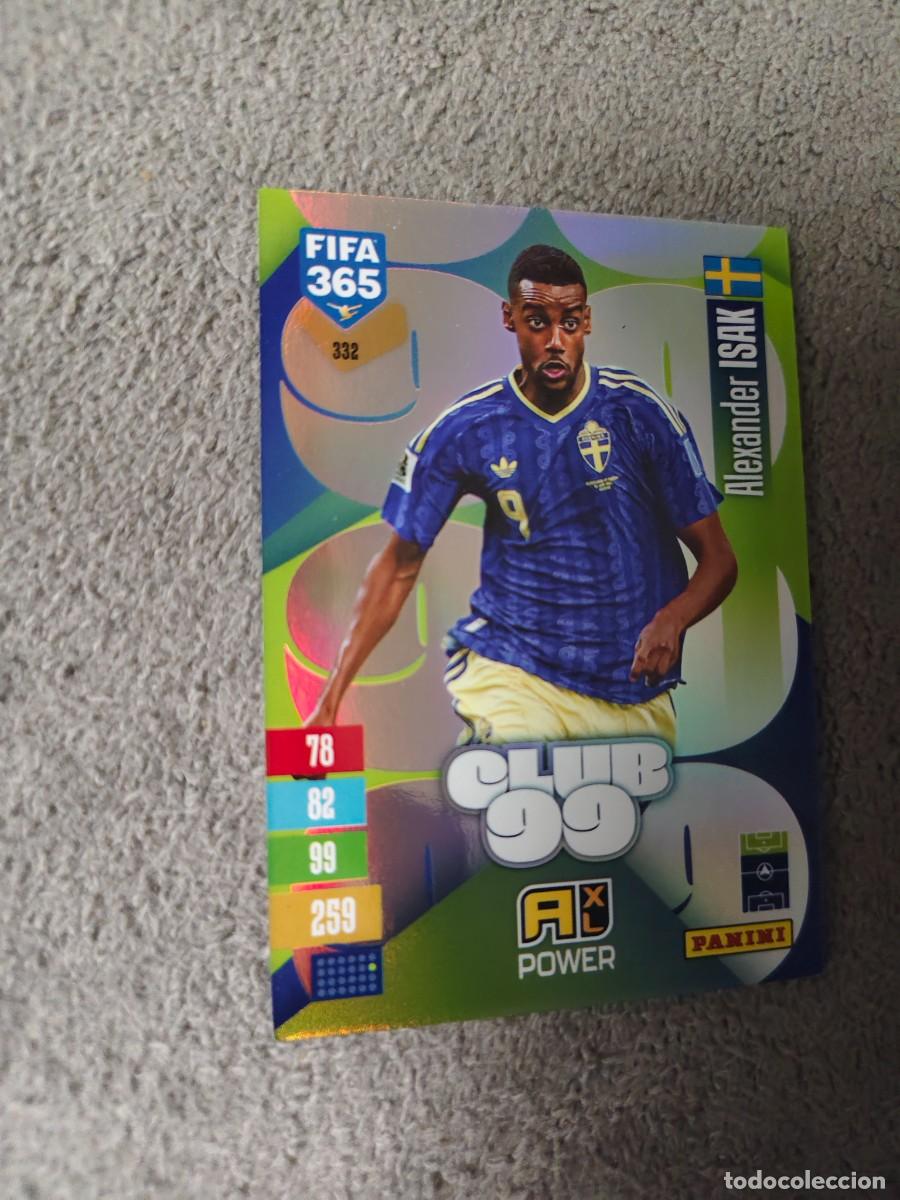 Cromos de f&uacute;tbol: 332 365 ADRENALYN 26 27 ALEXANDER ISAK SUECIA CLUB 99 POWER 2026 2027 FIFA PANINI AAV