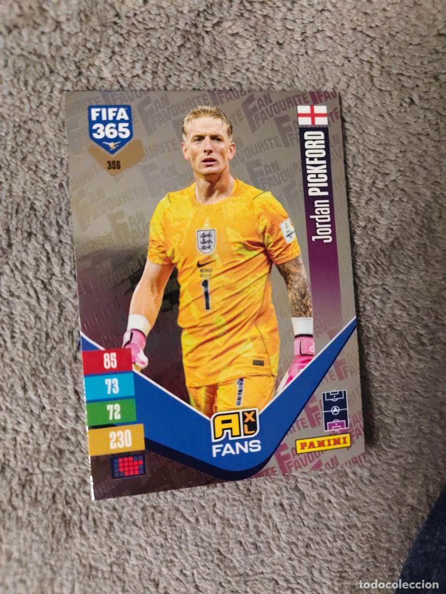 Cromos de f&uacute;tbol: 356 365 ADRENALYN 26 27 JORDAN PICKFORD INGLATERRA FAN FAVOURITE 2026 2027 FIFA PANINI AAV