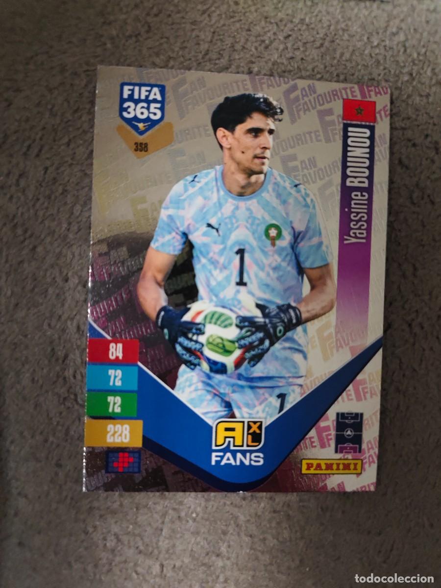 Cromos de f&uacute;tbol: 358 365 ADRENALYN 26 27 YASSINE BOUNOU MARRUECOS FAN FAVOURITE 2026 2027 FIFA PANINI AAV