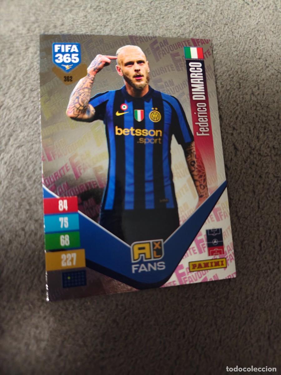 Cromos de f&uacute;tbol: 362 365 ADRENALYN 26 27 FEDERICO DIMARCO INTER MILAN FAN FAVOURITE 2026 2027 FIFA PANINI AAV