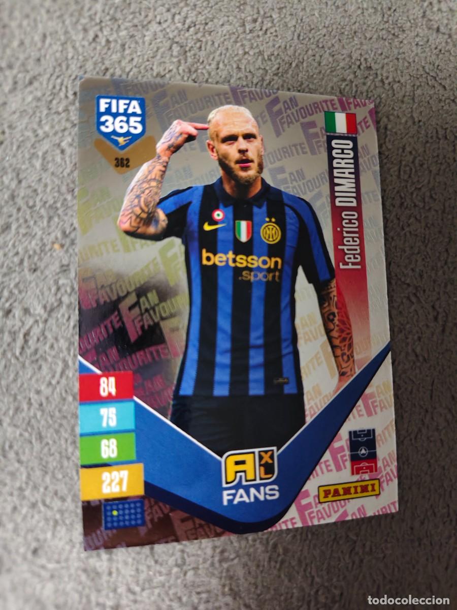 Cromos de f&uacute;tbol: 362 365 ADRENALYN 26 27 FEDERICO DIMARCO INTER MILAN FAN FAVOURITE 2026 2027 FIFA PANINI AAV