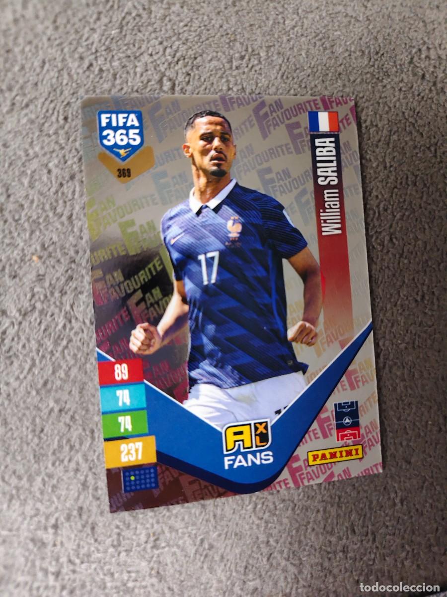 Cromos de f&uacute;tbol: 369 365 ADRENALYN 26 27 WILLIAM SALIBA FRANCIA FAN FAVOURITE 2026 2027 FIFA PANINI AAV