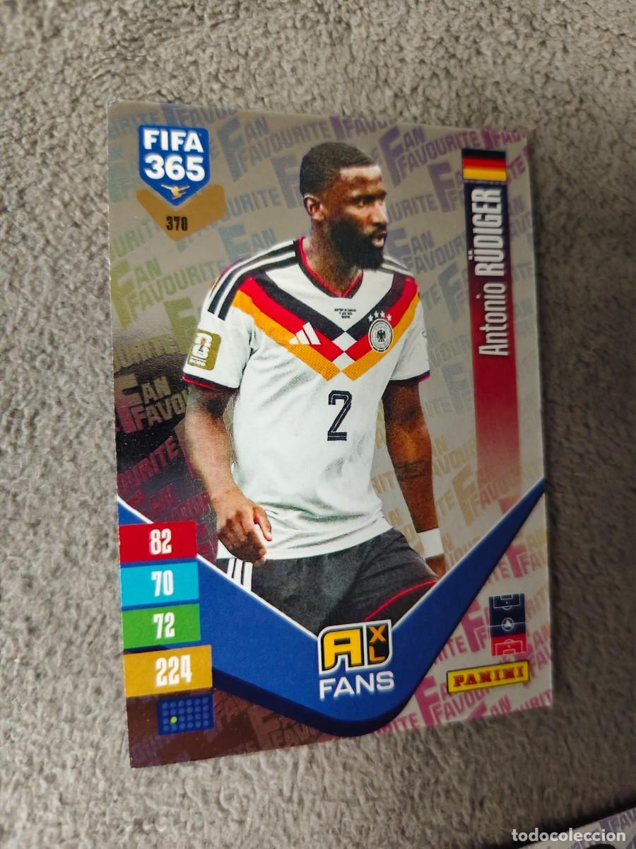 Cromos de f&uacute;tbol: 370 365 ADRENALYN 26 27 ANTONIO R&Uuml;DIGER ALEMANIA FAN FAVOURITE 2026 2027 FIFA PANINI AAV