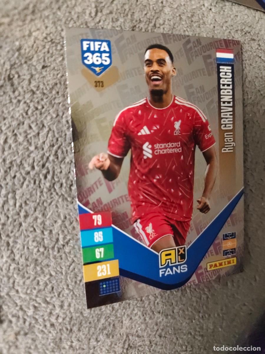 Cromos de f&uacute;tbol: 373 365 ADRENALYN 26 27 RYAN GRAVENBERCH LIVERPOOL FAN FAVOURITE 2026 2027 FIFA PANINI AAV