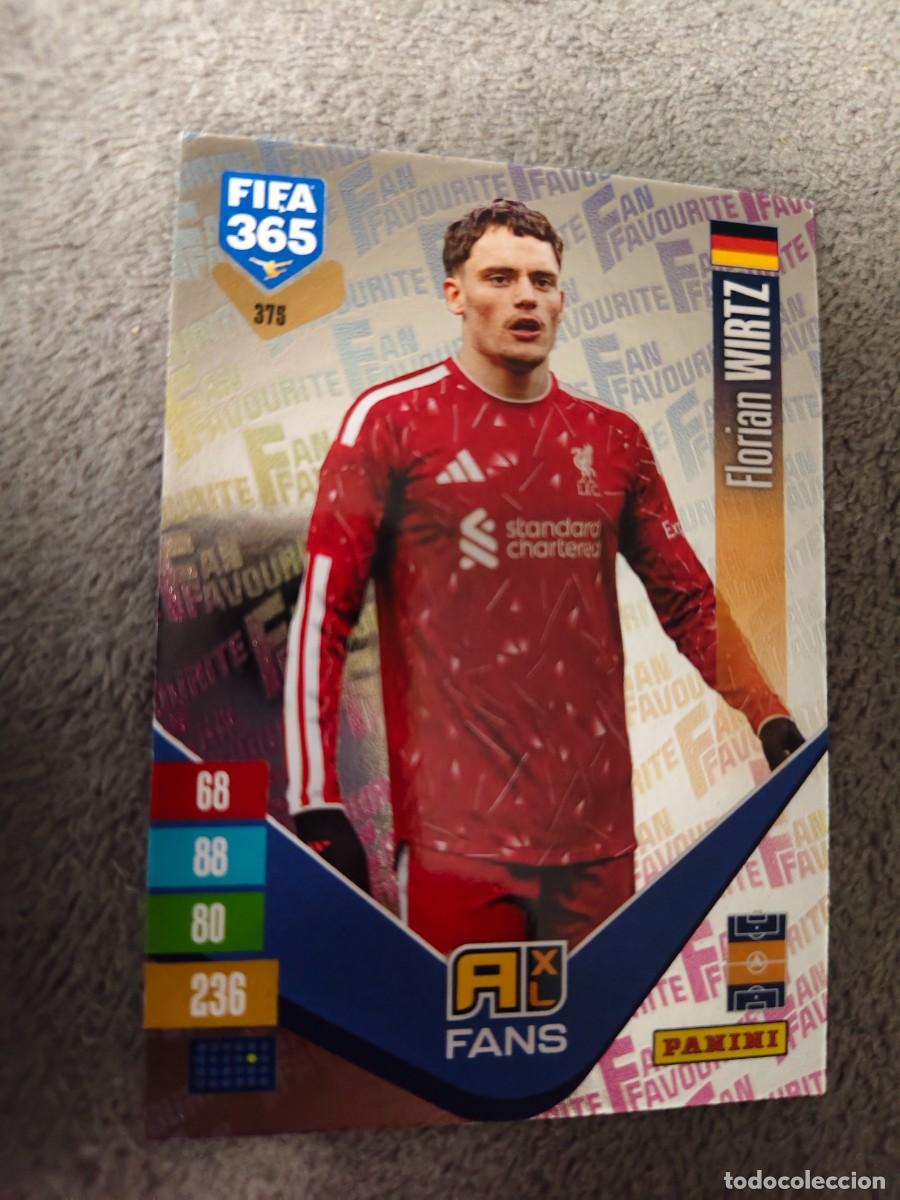 Cromos de f&uacute;tbol: 375 365 ADRENALYN 26 27 FLORIAN WIRTZ LIVERPOOL FAN FAVOURITE 2026 2027 FIFA PANINI AAV