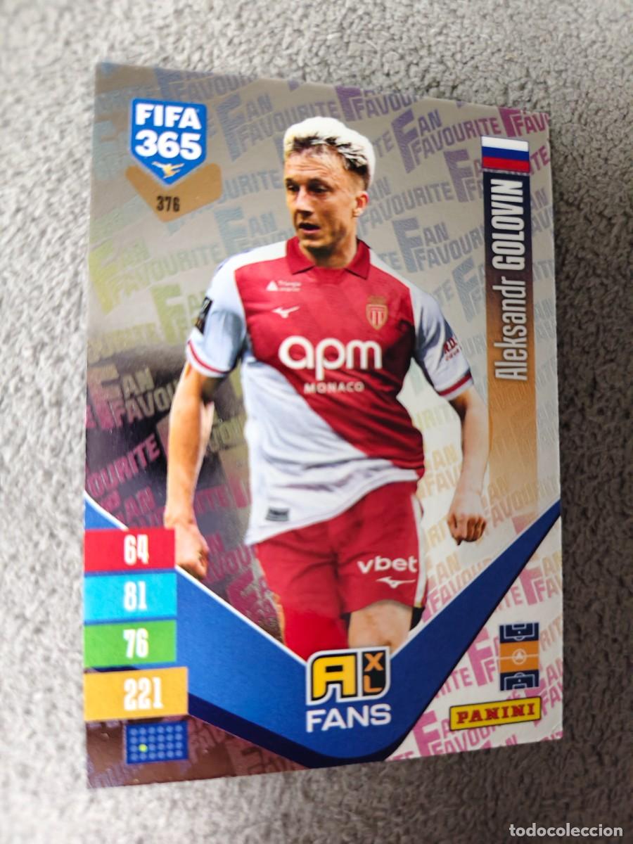 Cromos de f&uacute;tbol: 376 365 ADRENALYN 26 27 ALEKSANDR GOLOVIN AS MONACO FAN FAVOURITE 2026 2027 FIFA PANINI AAV