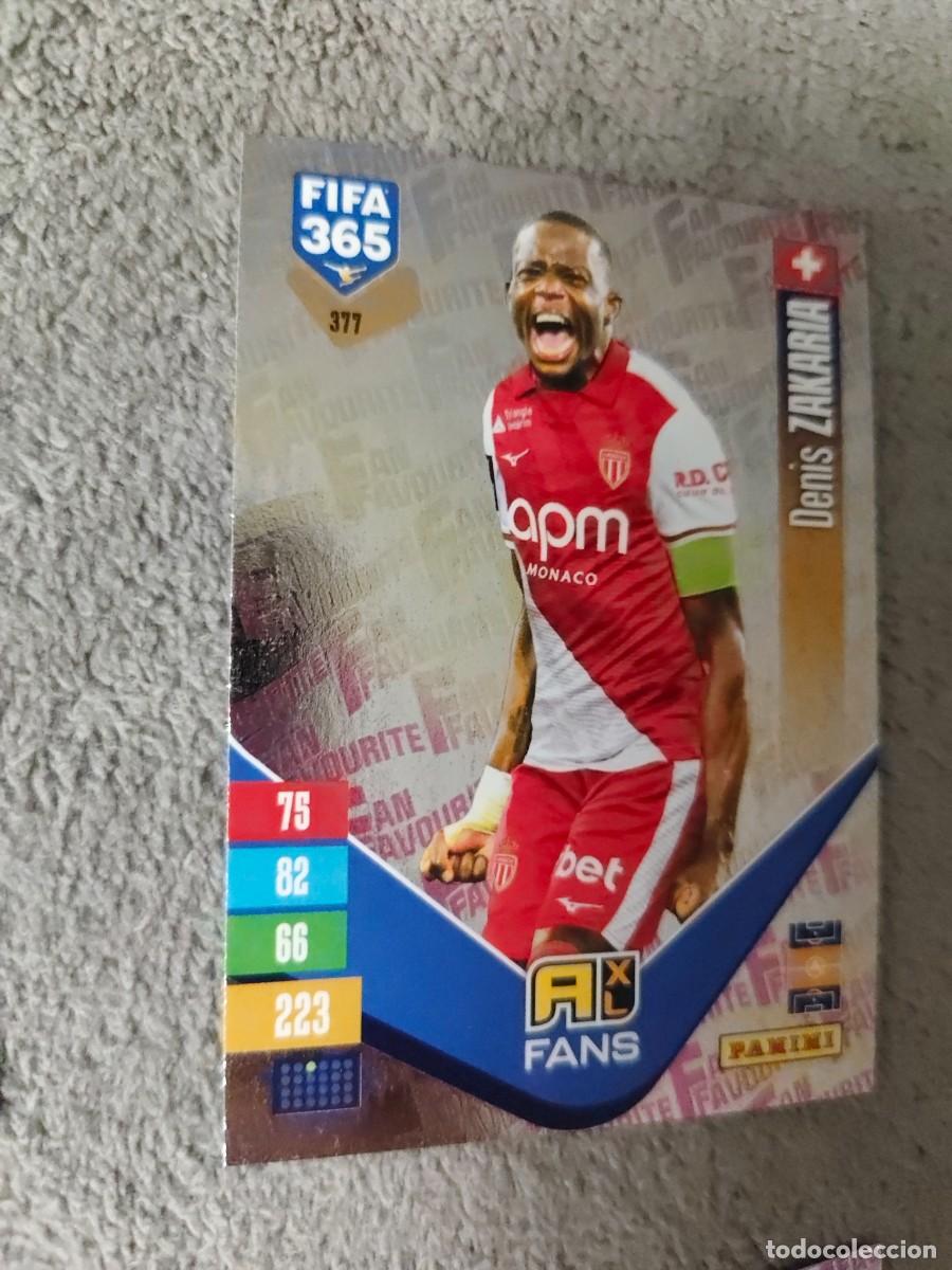 Cromos de f&uacute;tbol: 377 365 ADRENALYN 26 27 DENIS ZAKARIA AS MONACO FAN FAVOURITE 2026 2027 FIFA PANINI AAV