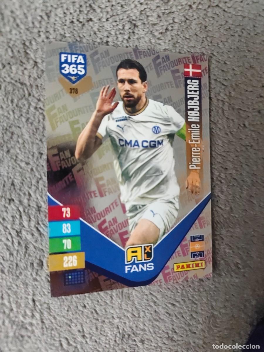 Cromos de f&uacute;tbol: 378 365 ADRENALYN 26 27 H&Oslash;JBERG OLYMPIQUE DE MARSEILLE FAN FAVOURITE 2026 2027 FIFA PANINI AAV