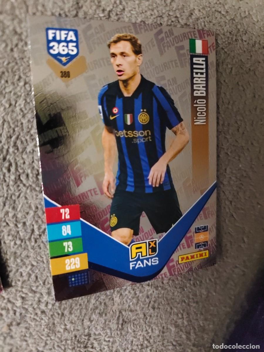 Cromos de Futebol: 380 365 ADRENALYN 26 27 NICOL&Ograve; BARELLA INTER MILAN FAN FAVOURITE 2026 2027 FIFA PANINI AAV