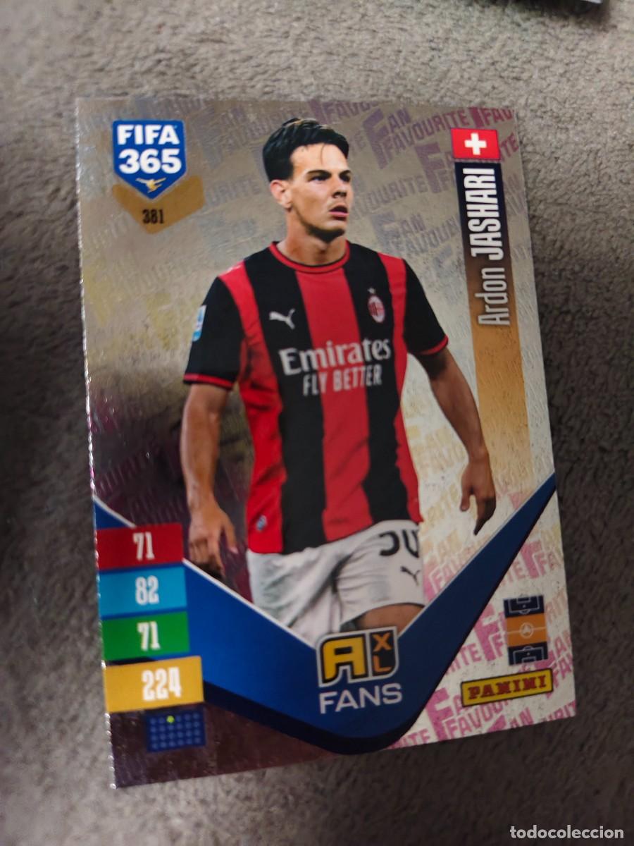 Cromos de Futebol: 381 365 ADRENALYN 26 27 ARDON JASHARI AC MILAN FAN FAVOURITE 2026 2027 FIFA PANINI AAV