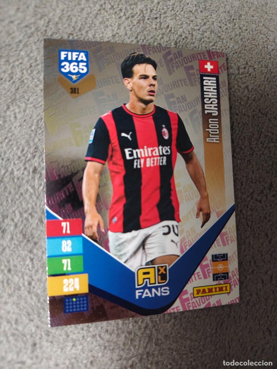 Cromos de Futebol: 381 365 ADRENALYN 26 27 ARDON JASHARI AC MILAN FAN FAVOURITE 2026 2027 FIFA PANINI AAV