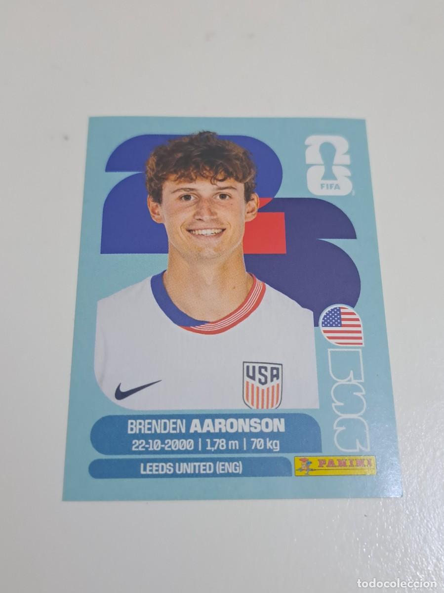 Cromos de f&uacute;tbol: CROMO MUNDIAL 2026 USA 17 AARONSON ESTADOS UNIDOS WORLD CUP 2026 PANINI