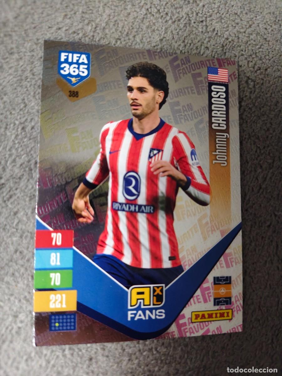 Cromos de f&uacute;tbol: 388 365 ADRENALYN 26 27 JOHNNY CARDOSO ATL&Eacute;TICO DE MADRID FAN FAVOURITE 2026 2027 FIFA PANINI AAV