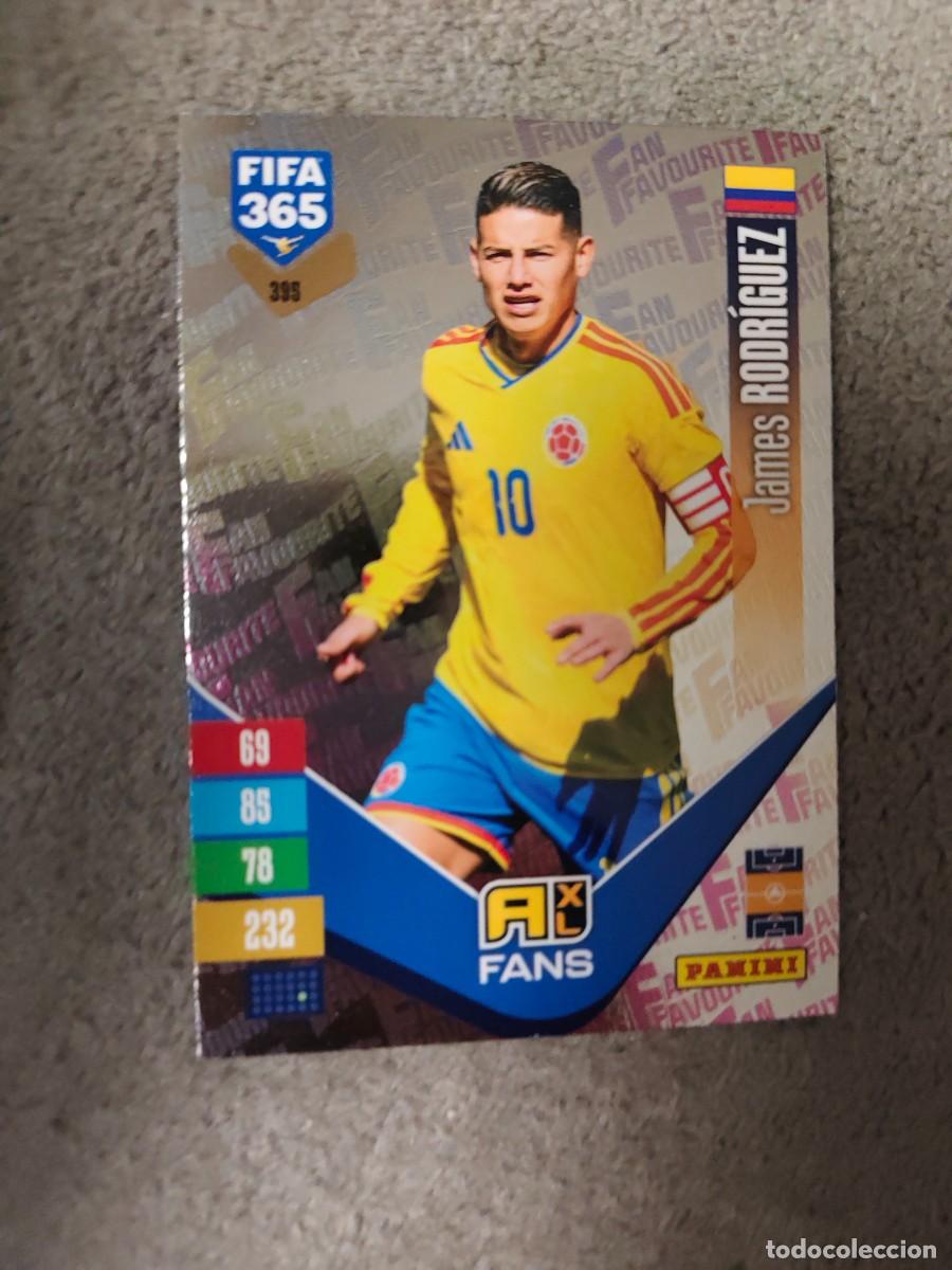 Cromos de f&uacute;tbol: 395 365 ADRENALYN 26 27 JAMES RODR&Iacute;GUEZ COLOMBIA FAN FAVOURITE 2026 2027 FIFA PANINI AAV