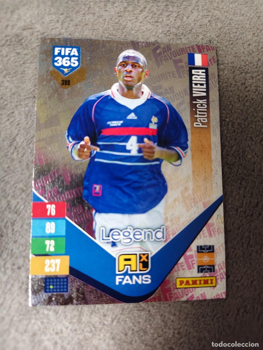 Cromos de f&uacute;tbol: 399 365 ADRENALYN 26 27 PATRICK VIEIRA FRANCIA FAN FAVOURITE 2026 2027 FIFA PANINI AAV