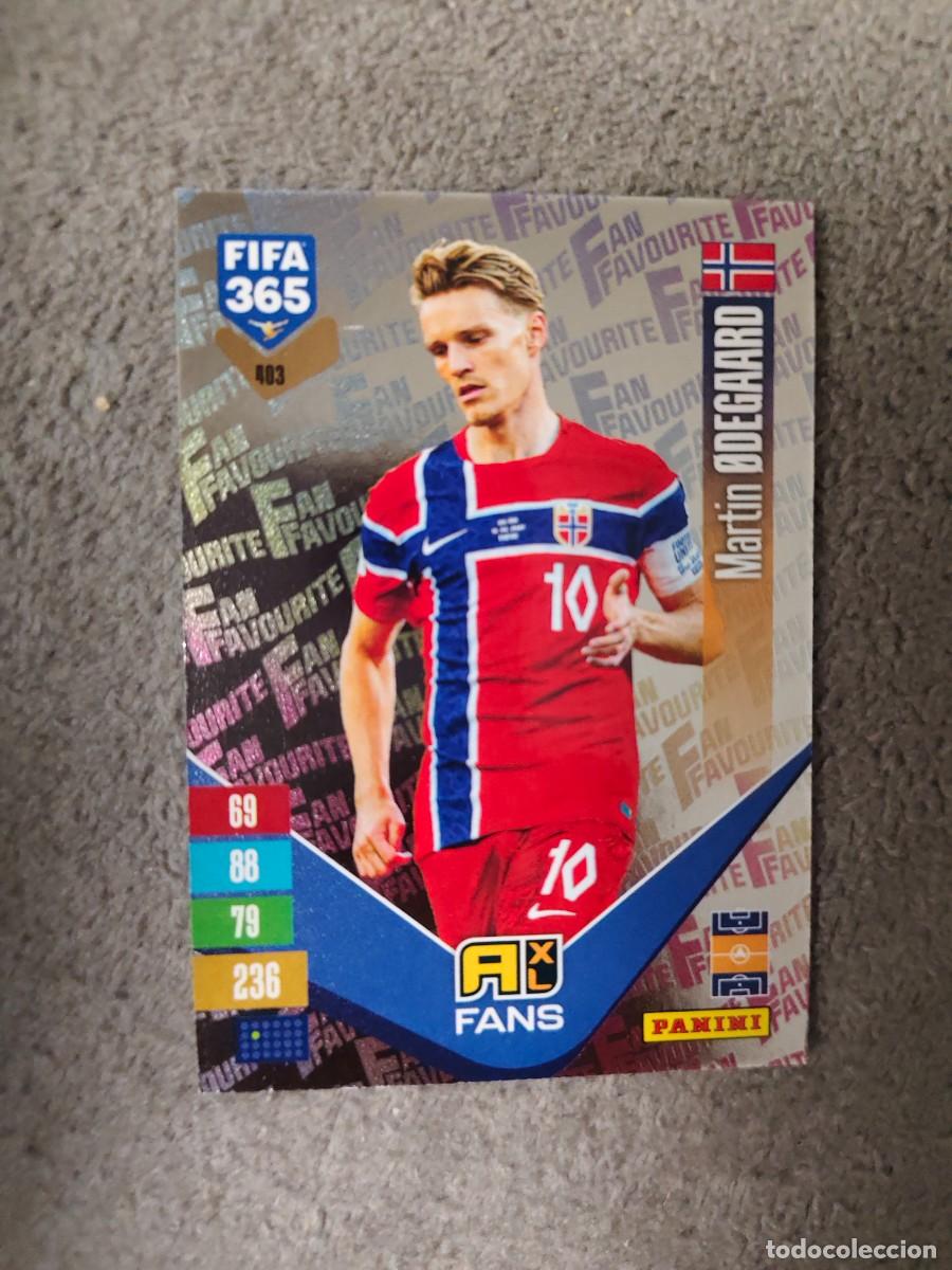 Cromos de f&uacute;tbol: 403 365 ADRENALYN 26 27 MARTIN &Oslash;DEGAARD NORUEGA FAN FAVOURITE 2026 2027 FIFA PANINI AAV