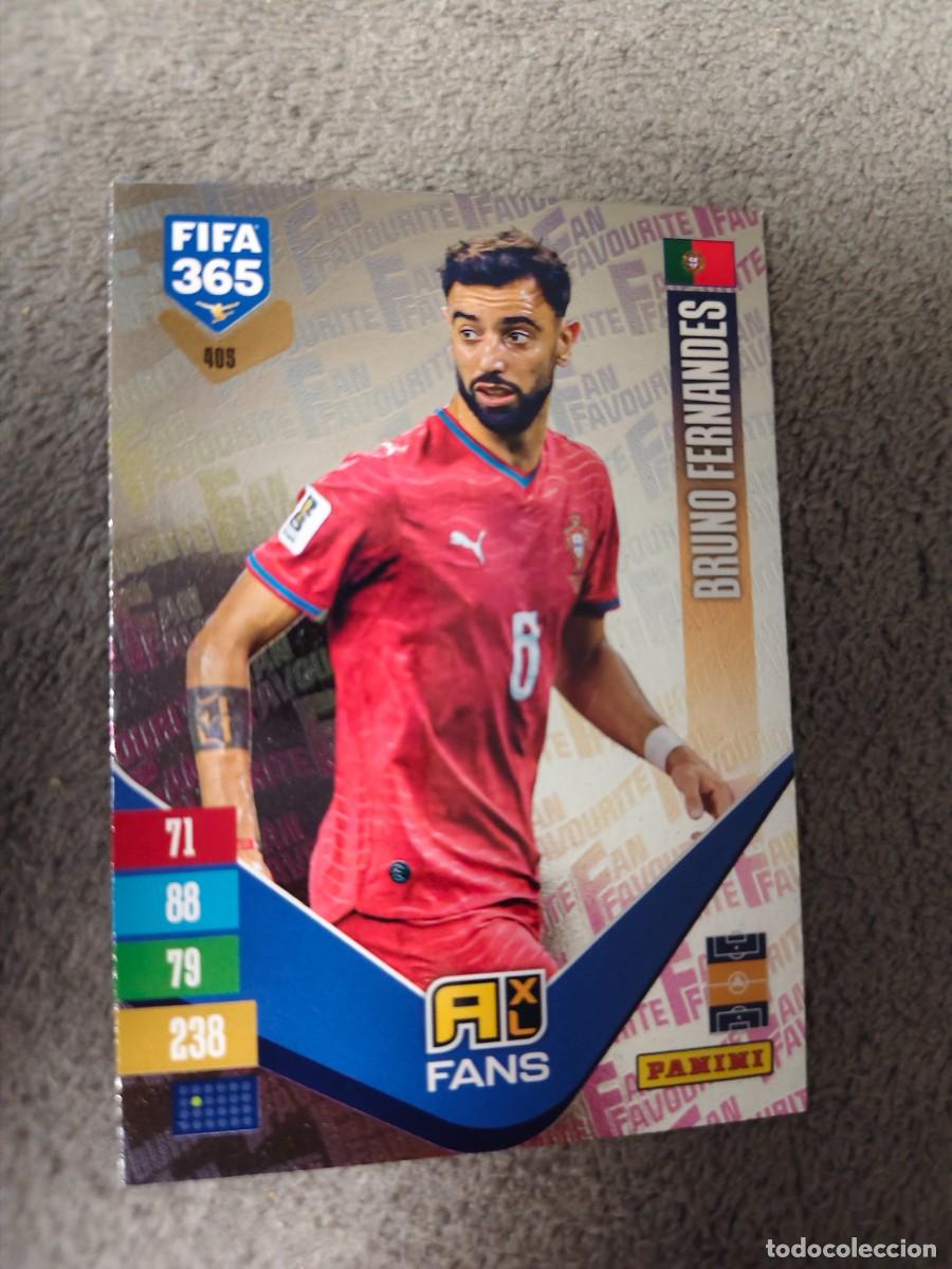Cromos de f&uacute;tbol: 405 365 ADRENALYN 26 27 BRUNO FERNANDES PORTUGAL FAN FAVOURITE 2026 2027 FIFA PANINI AAV
