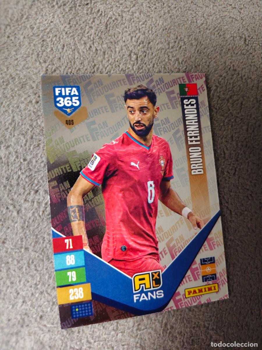 Cromos de f&uacute;tbol: 405 365 ADRENALYN 26 27 BRUNO FERNANDES PORTUGAL FAN FAVOURITE 2026 2027 FIFA PANINI AAV