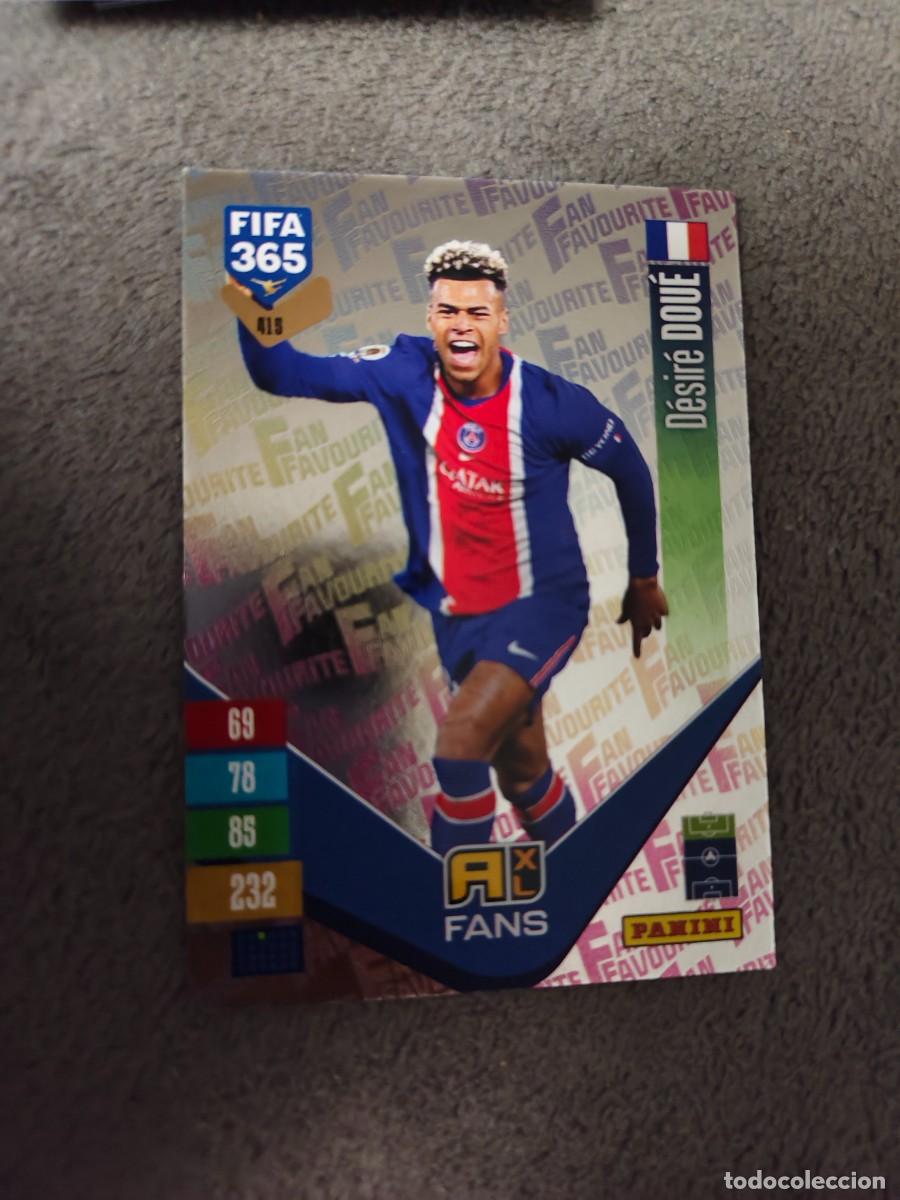 Cromos de f&uacute;tbol: 415 365 ADRENALYN 26 27 D&Eacute;SIR&Eacute; DOU&Eacute; PARIS SAINT-GERMAIN FAN FAVOURITE 2026 2027 FIFA PANINI AAV