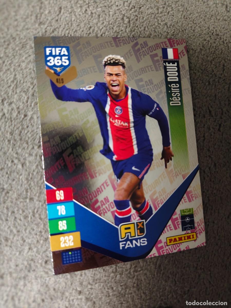 Cromos de f&uacute;tbol: 415 365 ADRENALYN 26 27 D&Eacute;SIR&Eacute; DOU&Eacute; PARIS SAINT-GERMAIN FAN FAVOURITE 2026 2027 FIFA PANINI AAV