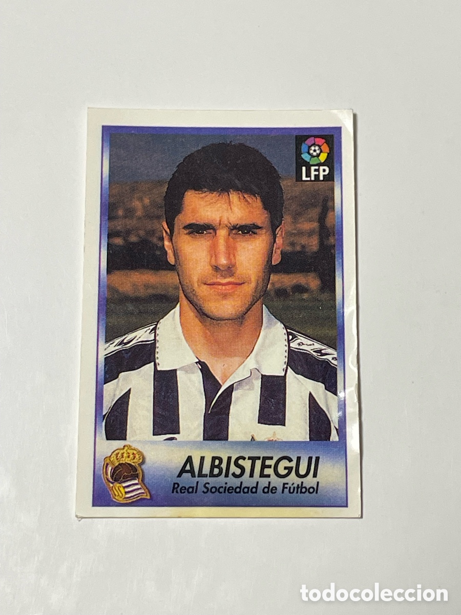 Cromos de f&uacute;tbol: Alberto Albistegui Real Sociedad 96/97 Bollycao #229