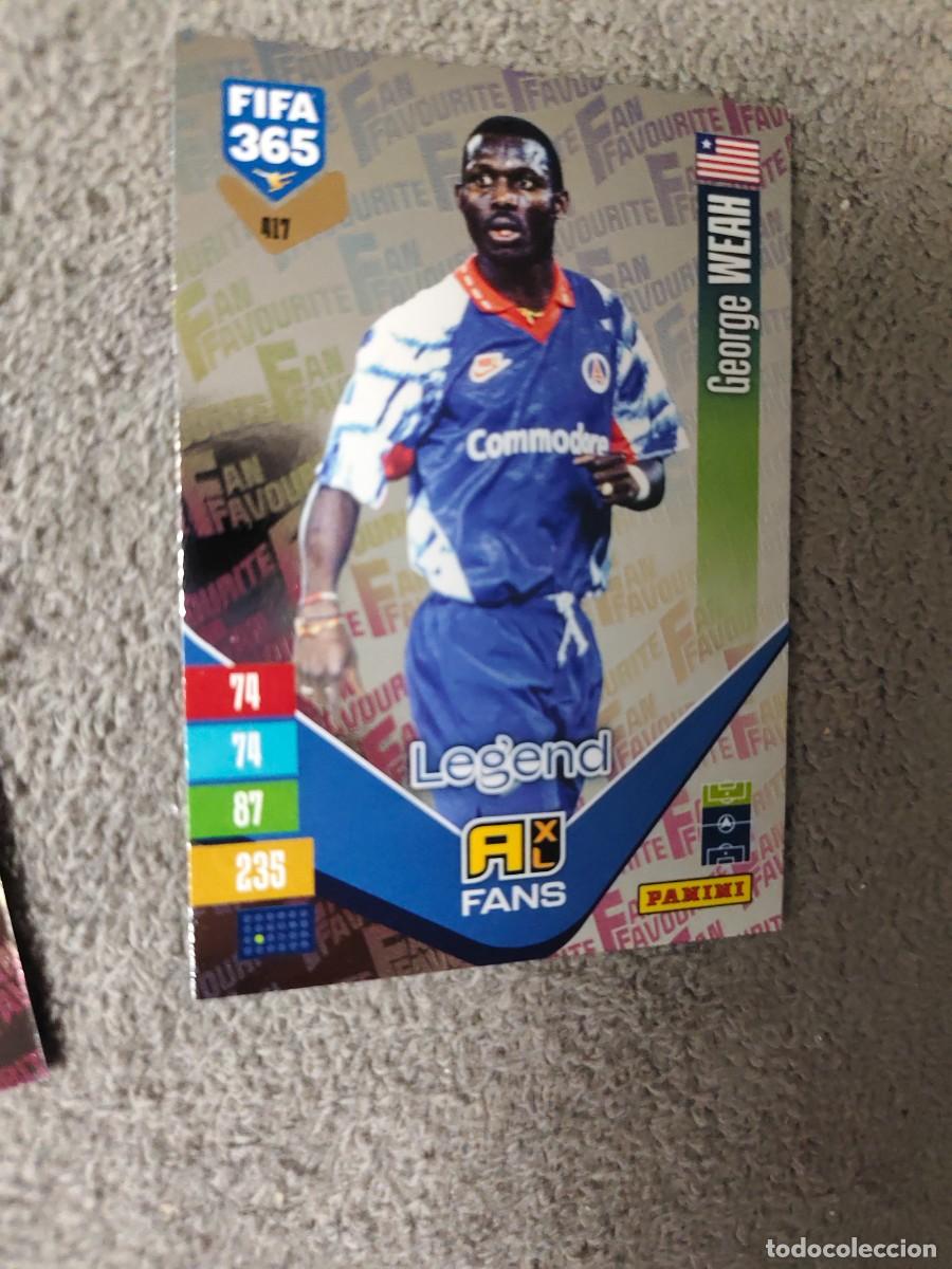 Cromos de f&uacute;tbol: 417 365 ADRENALYN 26 27 GEORGE WEAH PARIS SAINT-GERMAIN FAN FAVOURITE 2026 2027 FIFA PANINI AAV