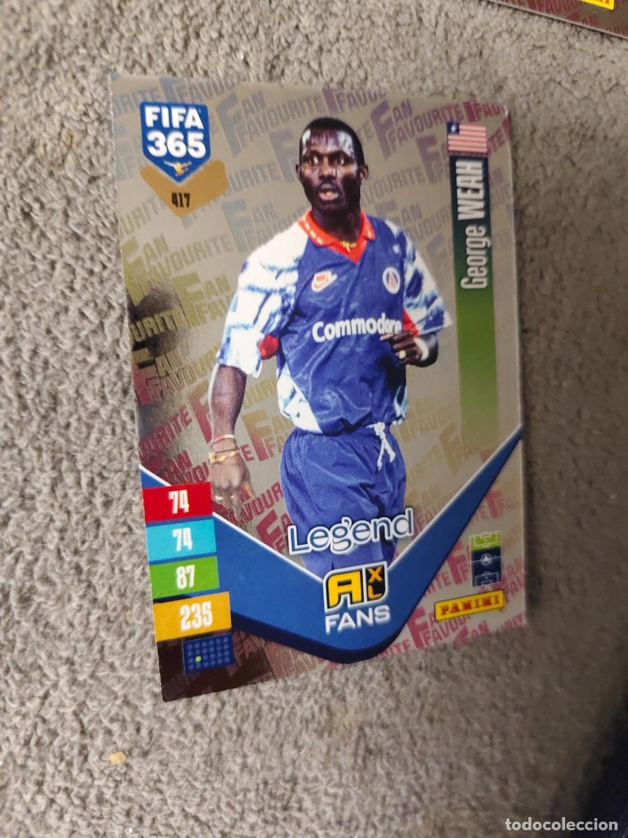 Cromos de f&uacute;tbol: 417 365 ADRENALYN 26 27 GEORGE WEAH PARIS SAINT-GERMAIN FAN FAVOURITE 2026 2027 FIFA PANINI AAV