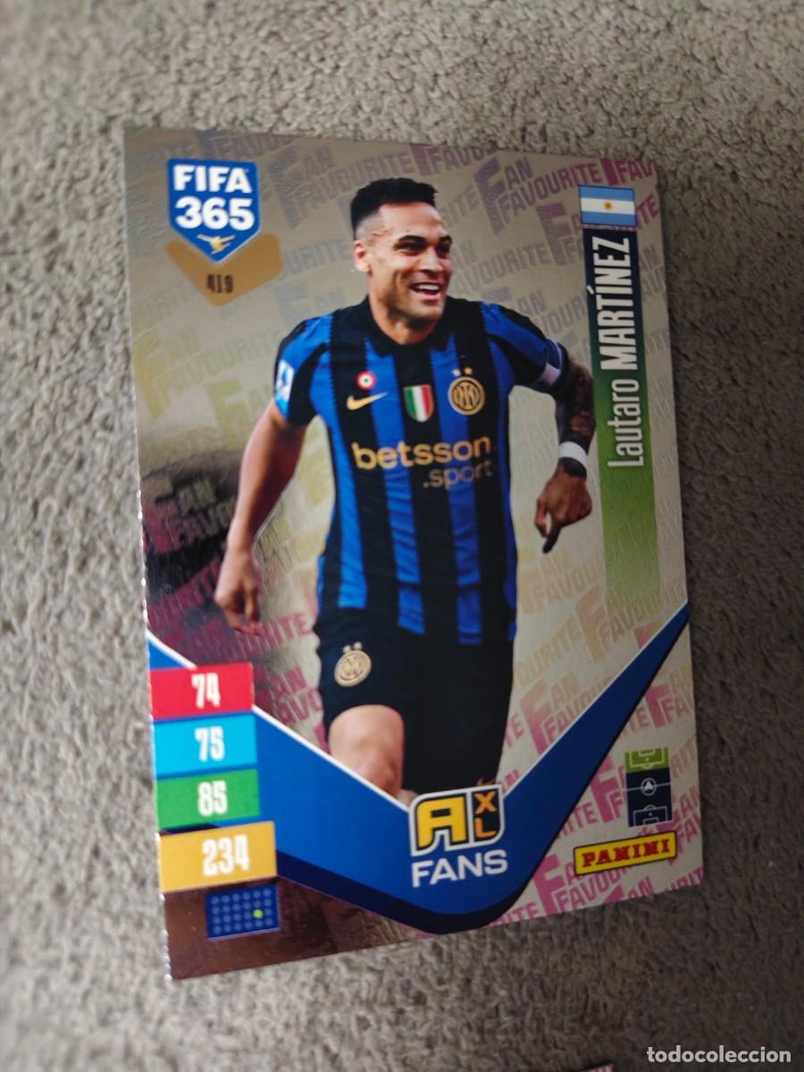 Cromos de f&uacute;tbol: 419 365 ADRENALYN 26 27 LAUTARO MART&Iacute;NEZ INTER MILAN FAN FAVOURITE 2026 2027 FIFA PANINI AAV