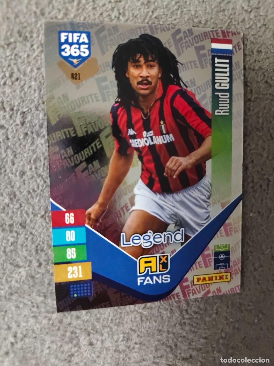 Cromos de f&uacute;tbol: 421 365 ADRENALYN 26 27 RUUD GULLIT AC MILAN FAN FAVOURITE 2026 2027 FIFA PANINI AAV