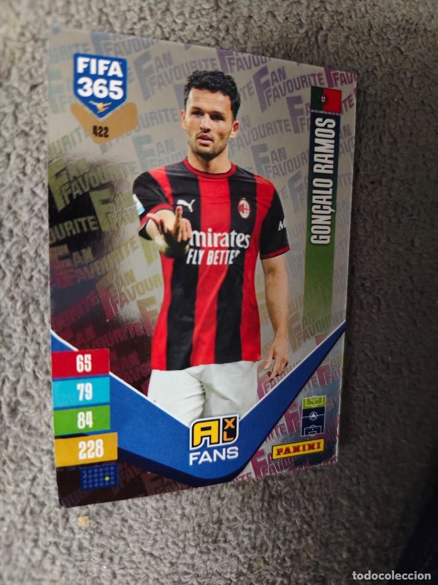 Cromos de f&uacute;tbol: 422 365 ADRENALYN 26 27 GON&Ccedil;ALO RAMOS AC MILAN FAN FAVOURITE 2026 2027 FIFA PANINI AAV