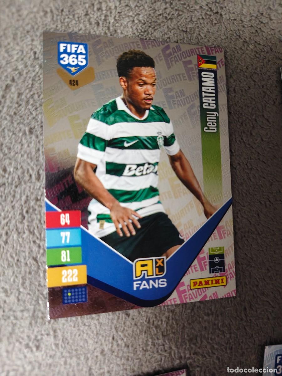 Football Stickers: 424 365 ADRENALYN 26 27 GENY CATAMO SPORTING CP FAN FAVOURITE 2026 2027 FIFA PANINI AAV