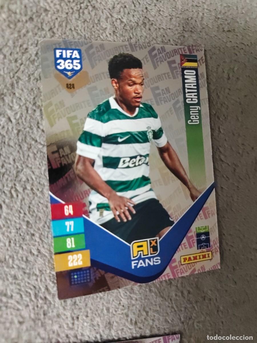 Football Stickers: 424 365 ADRENALYN 26 27 GENY CATAMO SPORTING CP FAN FAVOURITE 2026 2027 FIFA PANINI AAV