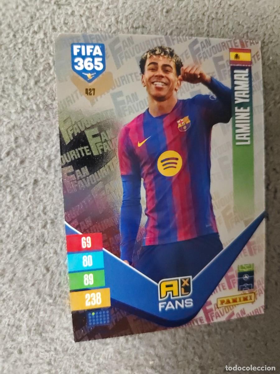 Cromos de f&uacute;tbol: 427 365 ADRENALYN 26 27 LAMINE YAMAL FC BARCELONA FAN FAVOURITE 2026 2027 FIFA PANINI AAV