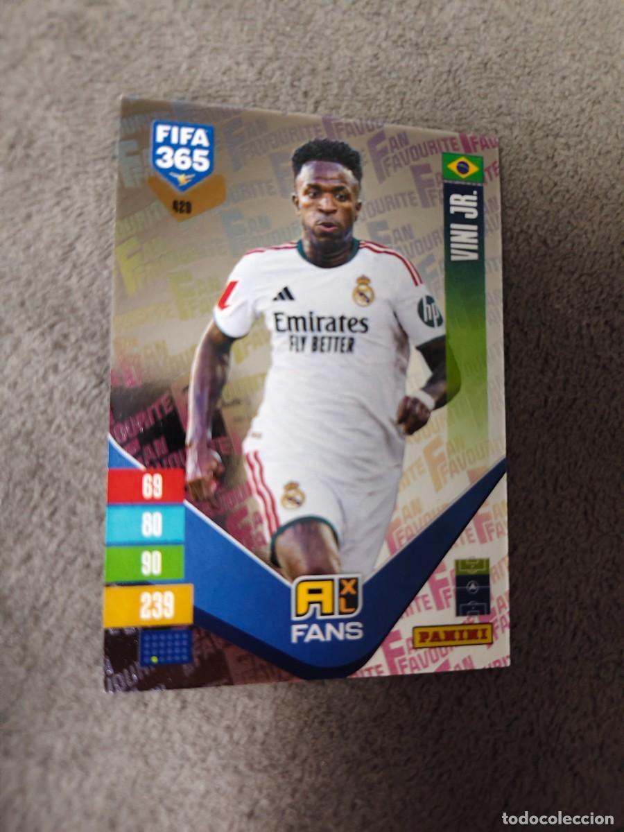 Football Stickers: 429 365 ADRENALYN 26 27 VINI JR. REAL MADRID CF FAN FAVOURITE 2026 2027 FIFA PANINI AAV