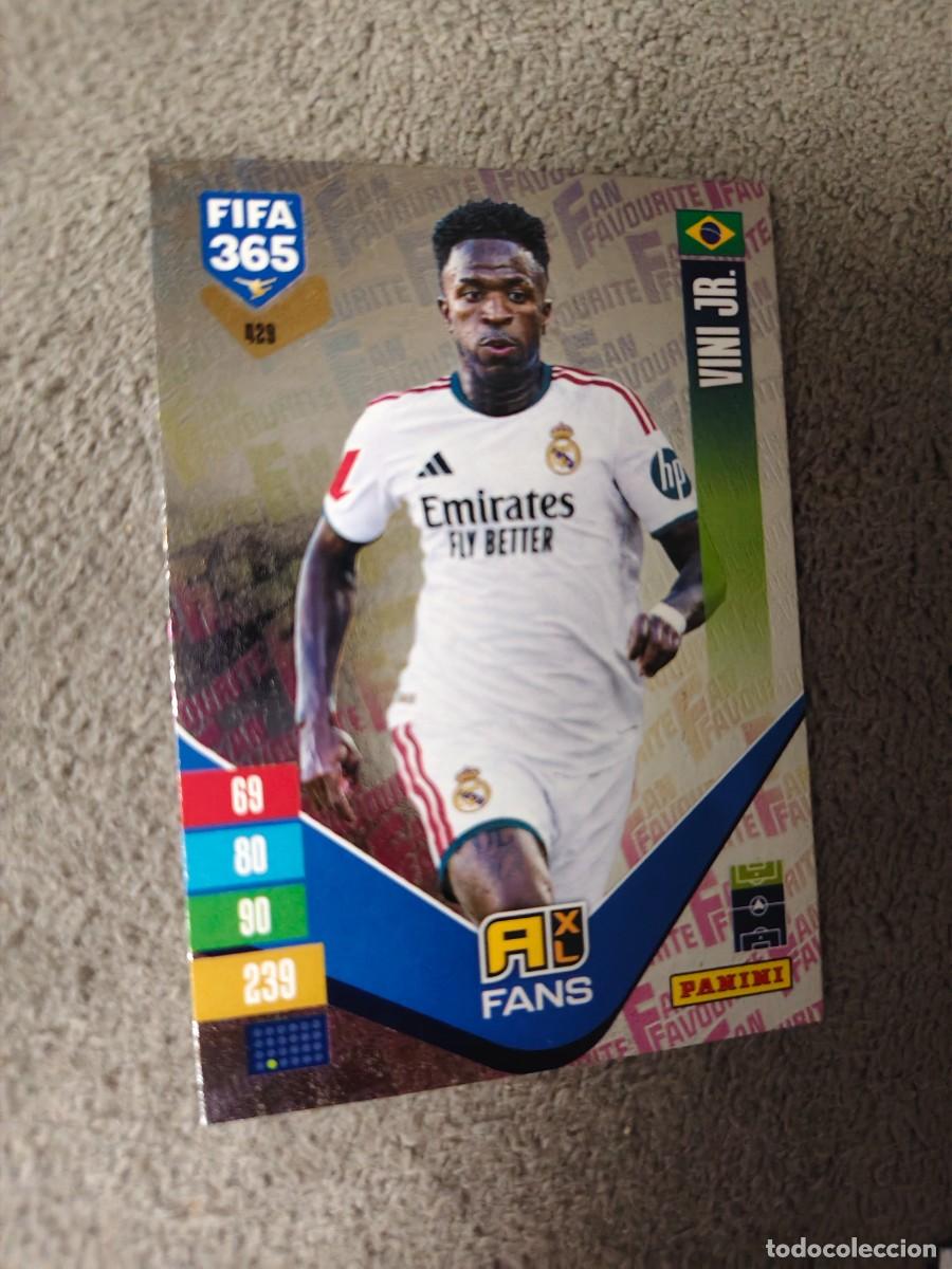 Football Stickers: 429 365 ADRENALYN 26 27 VINI JR. REAL MADRID CF FAN FAVOURITE 2026 2027 FIFA PANINI AAV