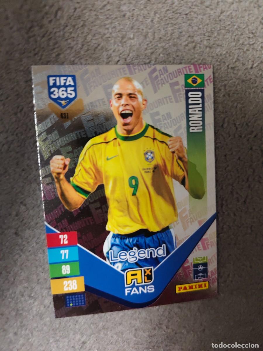 Football Stickers: 431 365 ADRENALYN 26 27 RONALDO BRASIL FAN FAVOURITE 2026 2027 FIFA PANINI AAV