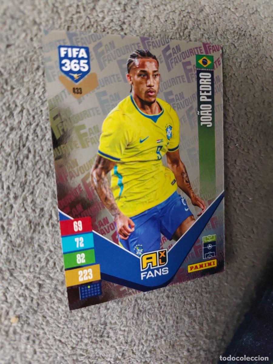 Cromos de Futebol: 433 365 ADRENALYN 26 27 JO&Atilde;O PEDRO BRASIL FAN FAVOURITE 2026 2027 FIFA PANINI AAV