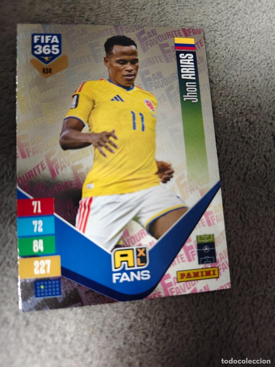 Cromos de Futebol: 434 365 ADRENALYN 26 27 JHON ARIAS COLOMBIA FAN FAVOURITE 2026 2027 FIFA PANINI AAV