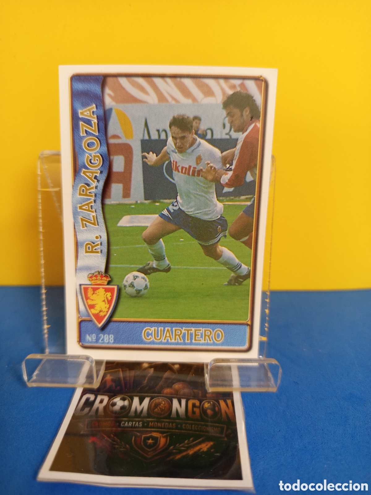Cromos de Futebol: ❇️ CROMO ⚽ CARD 208 CUARTERO ZARAGOZA FICHAS DE LA LIGA 96 97 1996 1997 MUNDICROMO SPORT ❇️