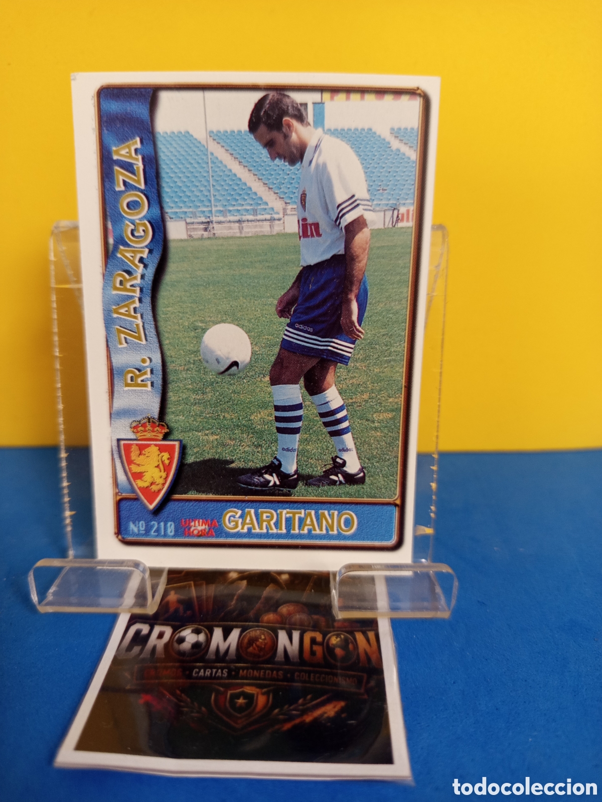 Cromos de Futebol: ❇️ CROMO ⚽ CARD 210 GARITANO ZARAGOZA UH FICHAS DE LA LIGA 96 97 1996 1997 MUNDICROMO SPORT ❇️