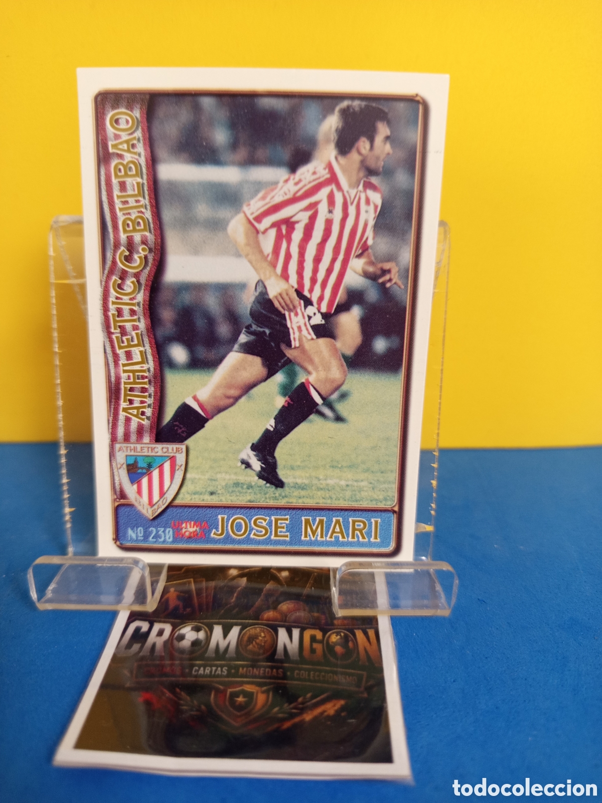 Cromos de Futebol: ❇️ CROMO ⚽ CARD 230 JOSE MARI ATHLETIC DE BILBAO FICHAS DE LA LIGA 96 97 1996 1997 MUNDICROMO ❇️