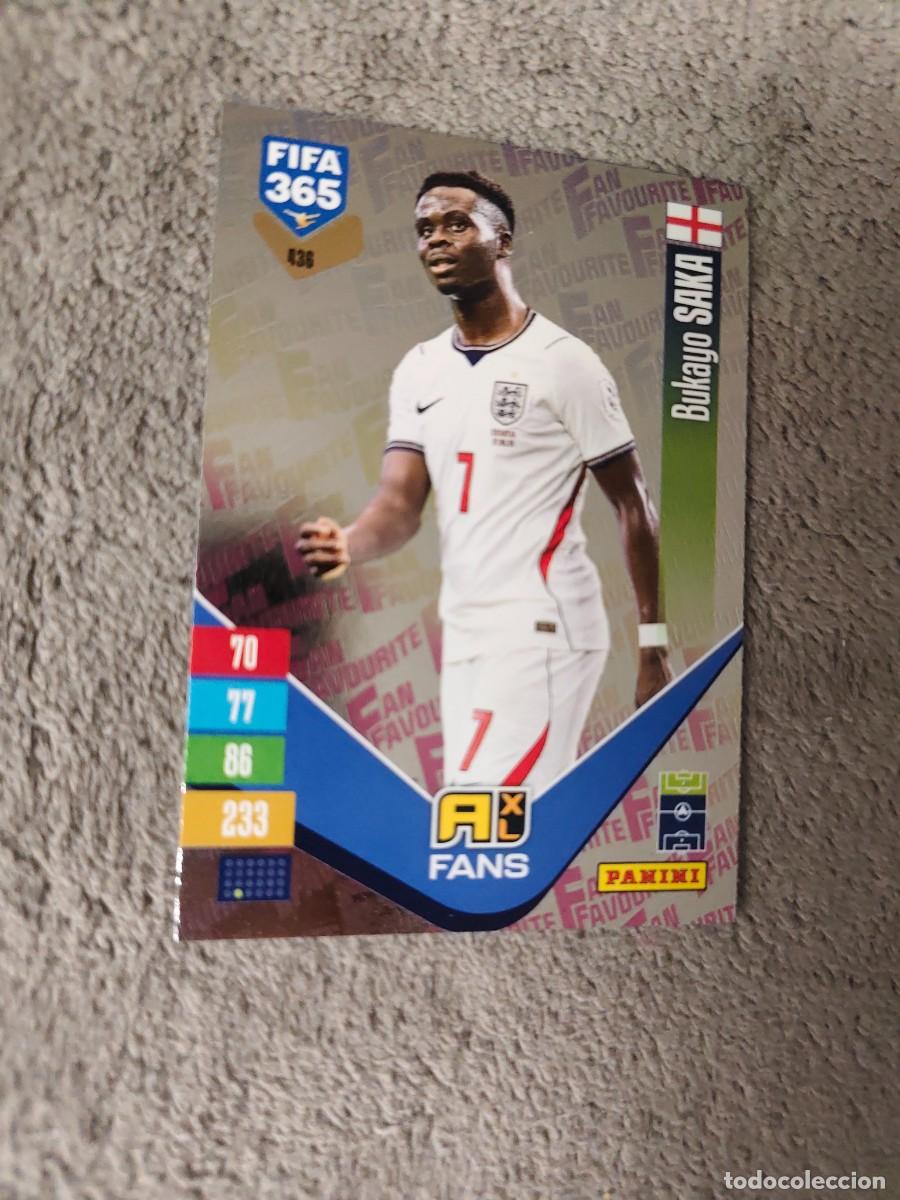 Cromos de Futebol: 436 365 ADRENALYN 26 27 BUKAYO SAKA INGLATERRA FAN FAVOURITE 2026 2027 FIFA PANINI AAV