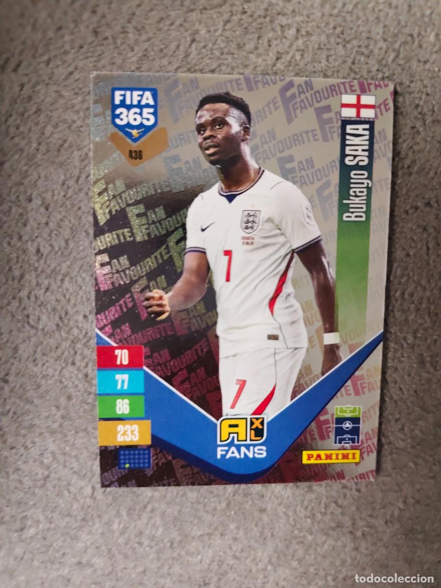 Cromos de Futebol: 436 365 ADRENALYN 26 27 BUKAYO SAKA INGLATERRA FAN FAVOURITE 2026 2027 FIFA PANINI AAV